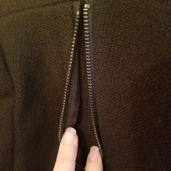 Pink Martini Black Wool Blend Asymmetrical Jacket - Picture 6 of 9